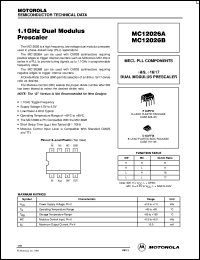 MC12026BD Datasheet