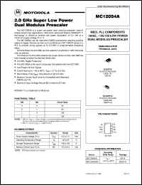 MC12054AD Datasheet