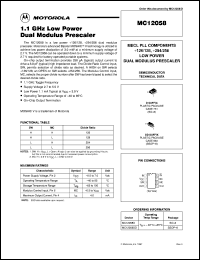 MC12058SD Datasheet