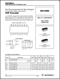 MC12090P Datasheet
