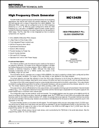 MC12429FN Datasheet