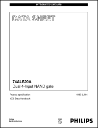 N74ALS20AN Datasheet