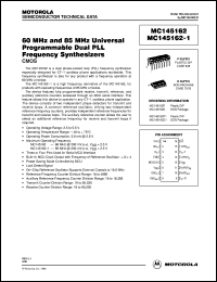 MC145162P Datasheet