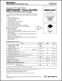 MBRB1545CT Datasheet