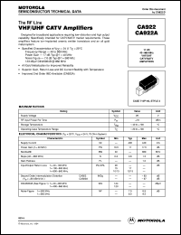 CA922A Datasheet