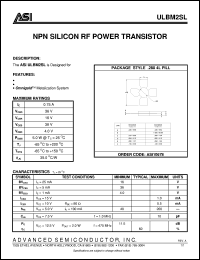 ULBM2SL Datasheet
