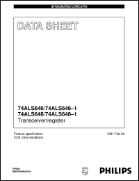 N74ALS646-1N Datasheet