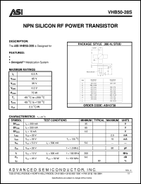 VHB50-28S Datasheet