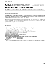 MSC1200-01 Datasheet