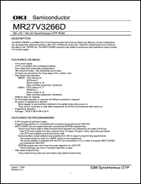 MR27V3266D Datasheet