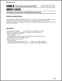 MSC1205-RS Datasheet