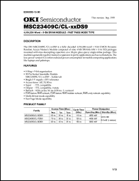 MSC23409C-70DS9 Datasheet