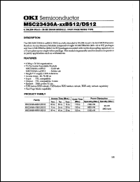 MSC23436A-70BS12 Datasheet