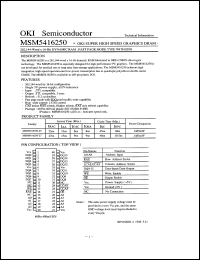 MSM5416250-27JS Datasheet