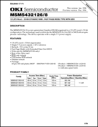 MSM5432128-50GS-K Datasheet