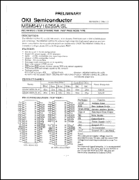 MSM54V16255A-40JS Datasheet