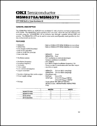 MSM6379RS Datasheet