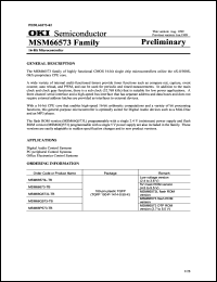 MSM66P573-TB Datasheet