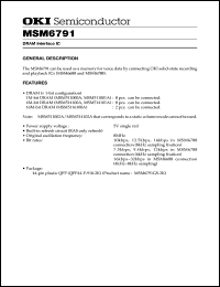 MSM6791GS-2K Datasheet