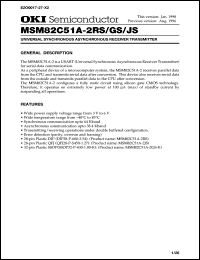 MSM82C51A-2RS Datasheet