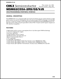 MSM82C55A-2RS Datasheet