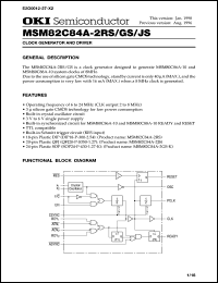 MSM82C84A-2RS Datasheet