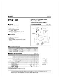 PC419KZ Datasheet