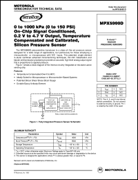 MPX5999D Datasheet