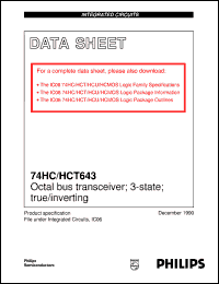 74HCT643D Datasheet