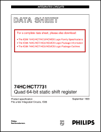 74HCT7731D Datasheet