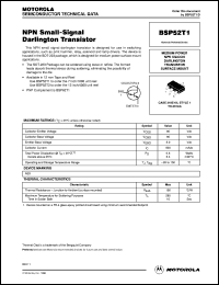 BSP52T1 Datasheet