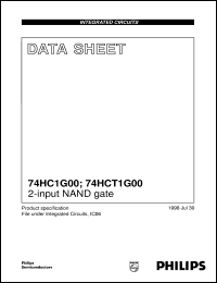 74HC1G00GW Datasheet