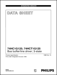 74HC1G125GW Datasheet
