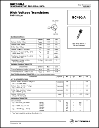 BC450A Datasheet