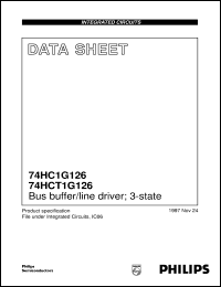 74HC1G126GW Datasheet