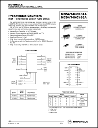 MC54HC161AJ Datasheet