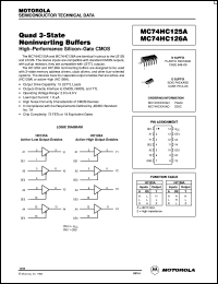MC74HC125AD Datasheet