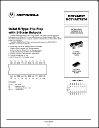 MC74AC574DW Datasheet