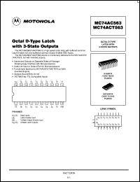 MC74ACT563DW Datasheet