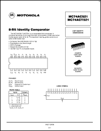 MC74ACT521DW Datasheet