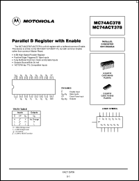MC74ACT378D Datasheet