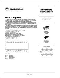 MC74AC273D Datasheet