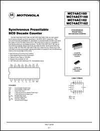 MC74AC160D Datasheet
