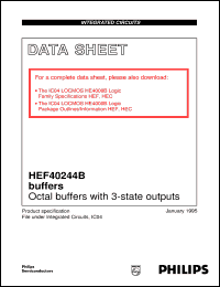 HEF40244BD Datasheet