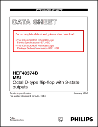 HEF40374BP Datasheet