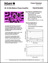 TGA1073A-SCC Datasheet