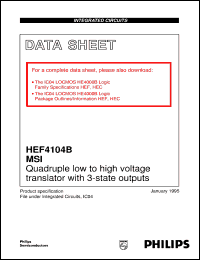 HEF4104BDB Datasheet