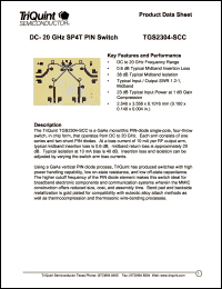 TGS2304-SCC Datasheet