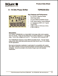 TGP6336-EEU Datasheet