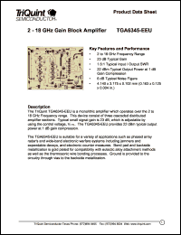 TGA6345-EEU Datasheet